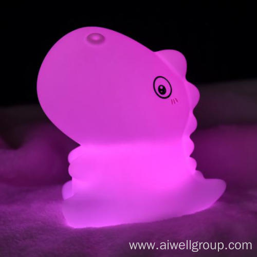 Silicone baby USB chargeable LED night lights lamp